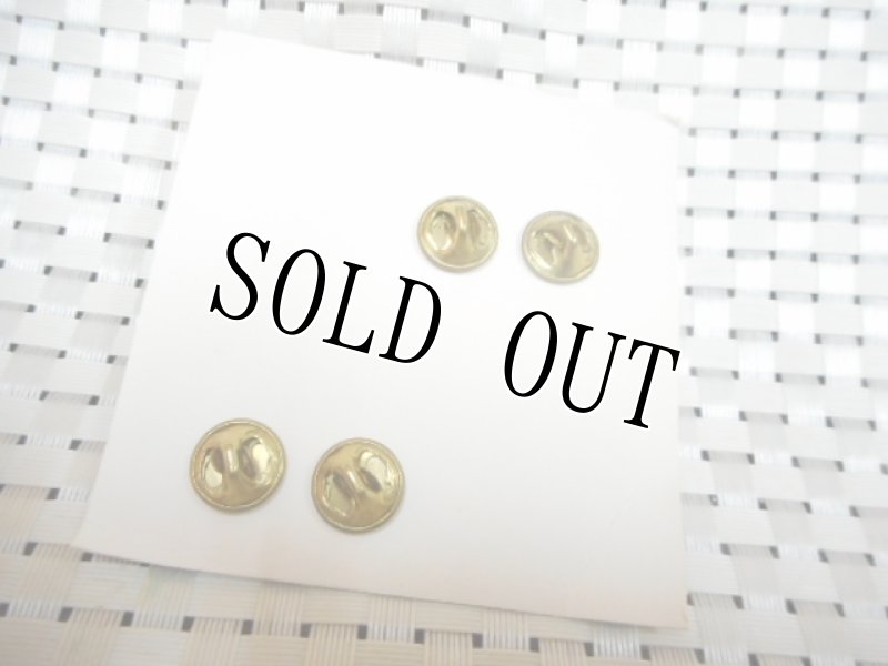 画像2: 米軍実物　Gold 　 US Lapel Pin　 Insignia 1ペア (2)