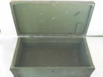 画像2: 米軍放出品,VINTAGE ミリタリー　OD BOX (2)