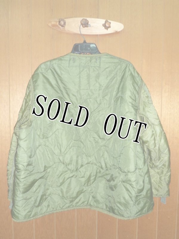 画像2: 米軍放出品,M-65フィールドジャケットライナー L (2)