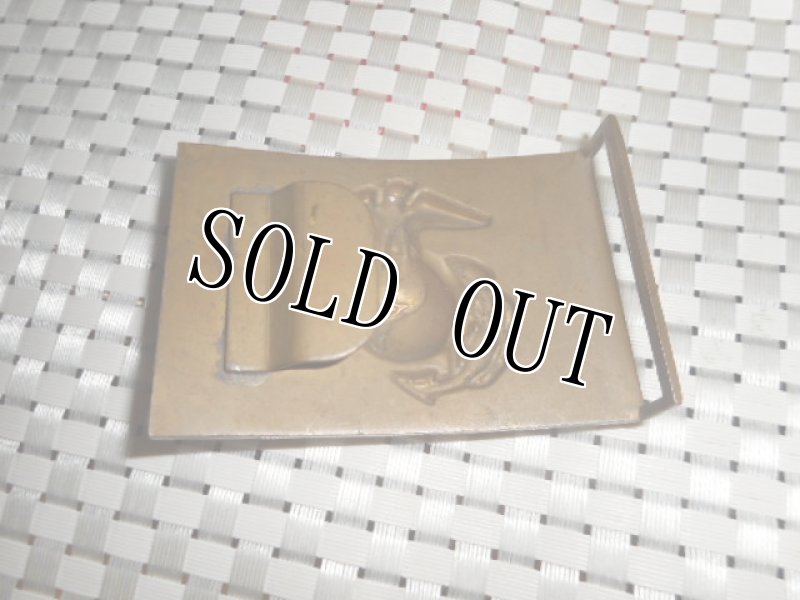 画像3: 米軍放出品.U.S.MARINE／海兵隊制服ベルト.バックル (3)