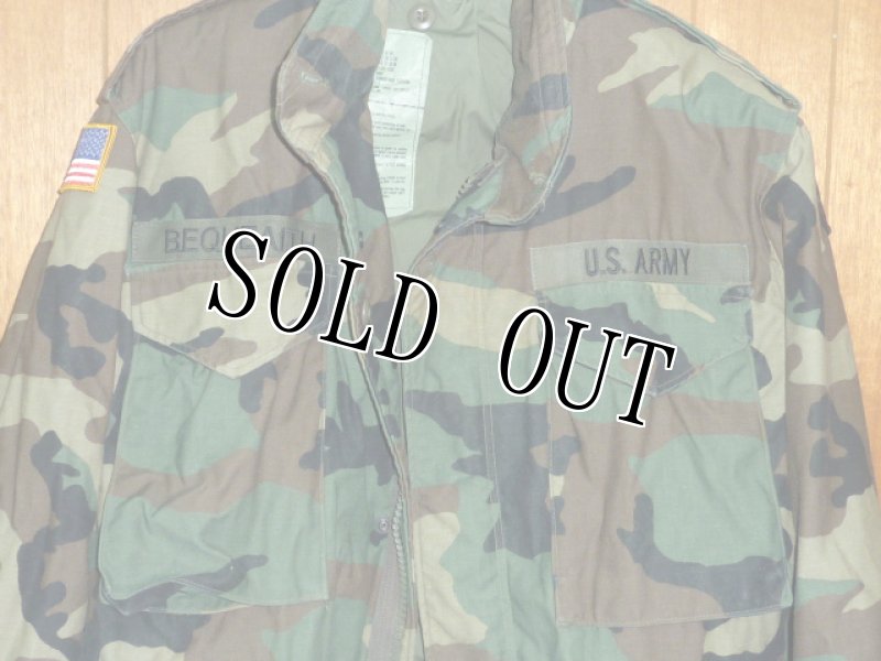 画像2: 米軍放出品,US ARMY M-65フィールドジャケット S-S (2)