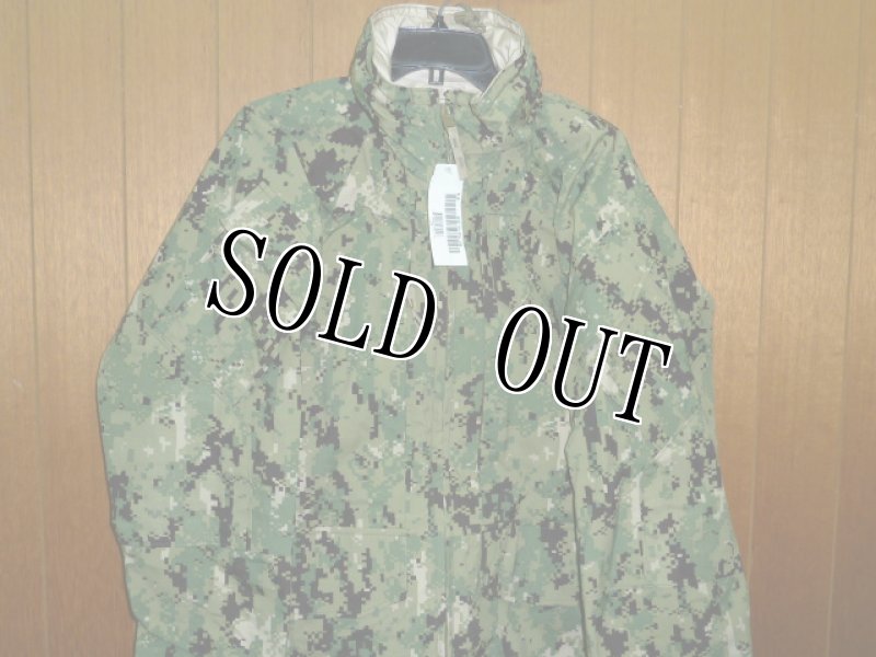 画像2: 米軍実物,US NAVY　NWU GORE-TEX　ゴアテックスパーカー　S-R (2)
