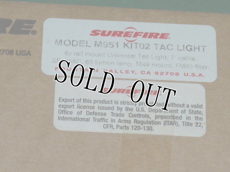 画像2: 米軍放出品,SUREFIRE MODEL M951 KIT02 TAC LIGHT (2)