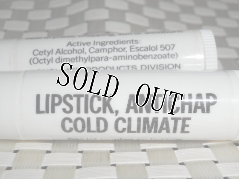 画像2: 米軍実物 リップスティック ANTICHAP COLD CLIMATE 2個 (2)