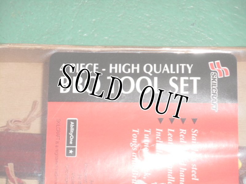 画像3: 米軍放出品.skilcraft 4piece BBQ Tool Set (3)