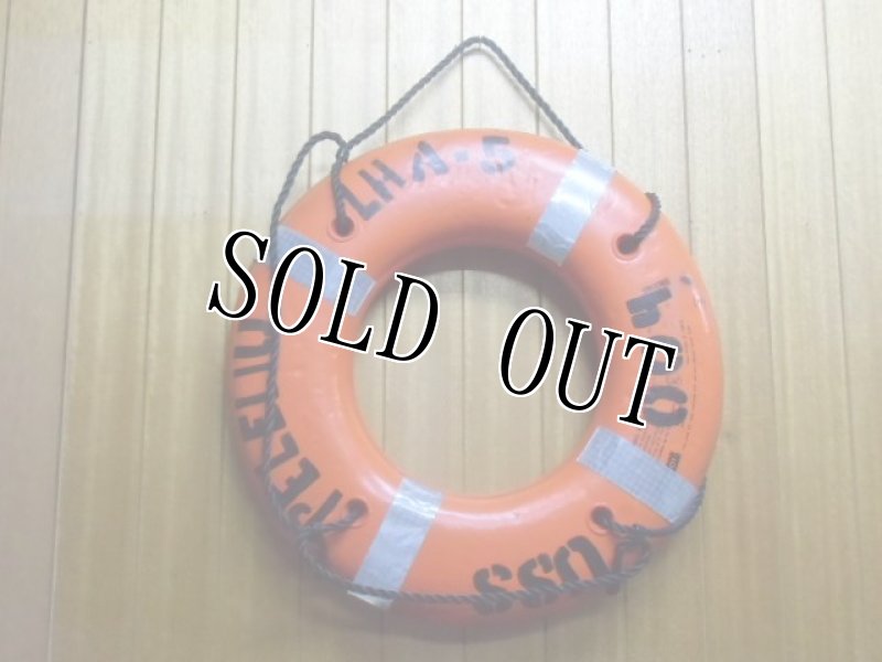 画像3: 米軍放出品.USS LIFE RING 救命浮き輪 (3)