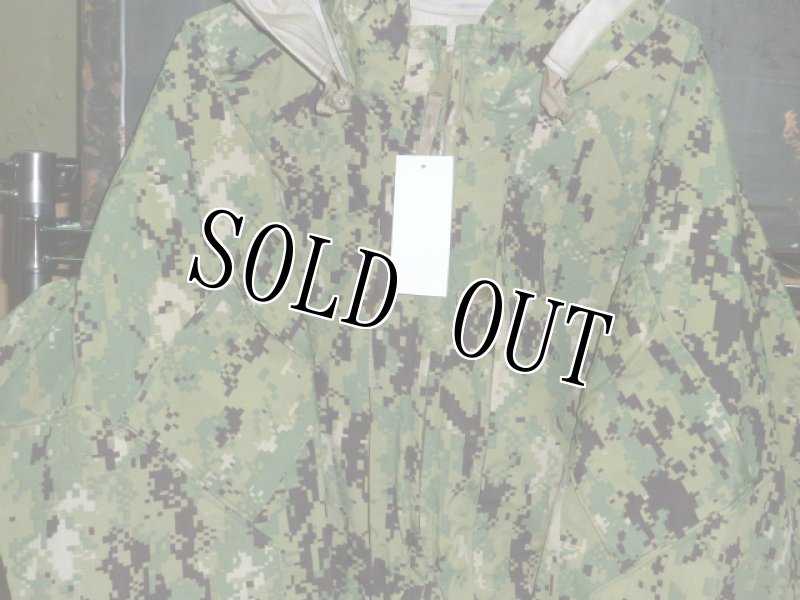 画像2: 米軍実物,US NAVY　NWU GORE-TEX　ゴアテックスパーカー　L-S (2)