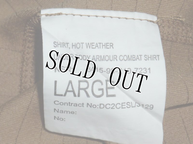 画像5: イギリス軍,UNDER BODY ARMOUR COMBAT SHIRT　L (5)