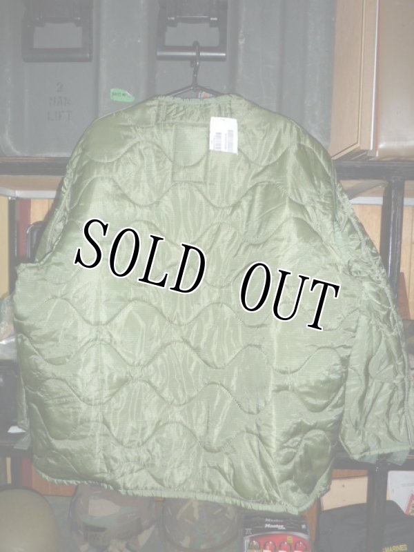 画像2: 米軍放出品,M-65フィールドジャケットライナー　L (2)