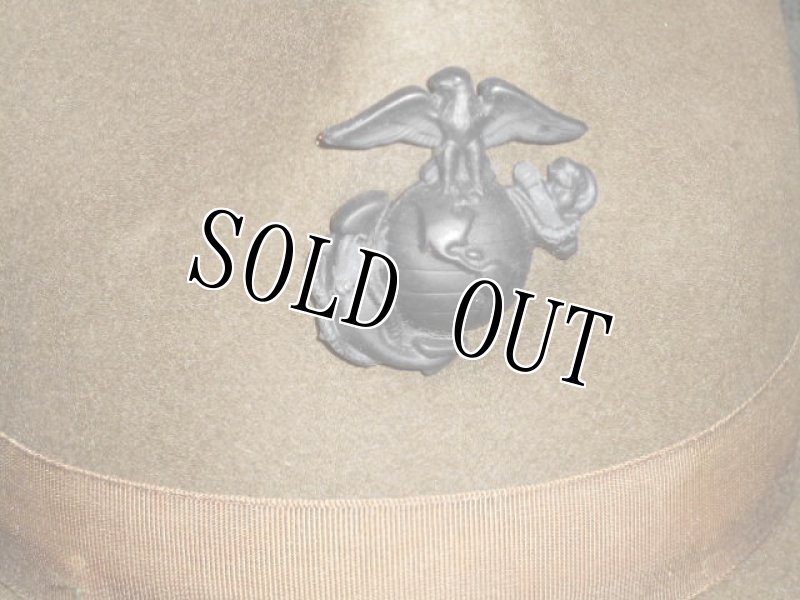 画像7: 米軍実物　USMC　ドリル　インストラクター　フェルトハット (7)