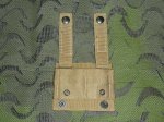 画像1: 米軍実物,MOLLE　アリスクリップ　アダプター　コヨーテ (1)