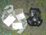 画像2: 米軍放出品,実物, M50 ガスマスク　M (2)
