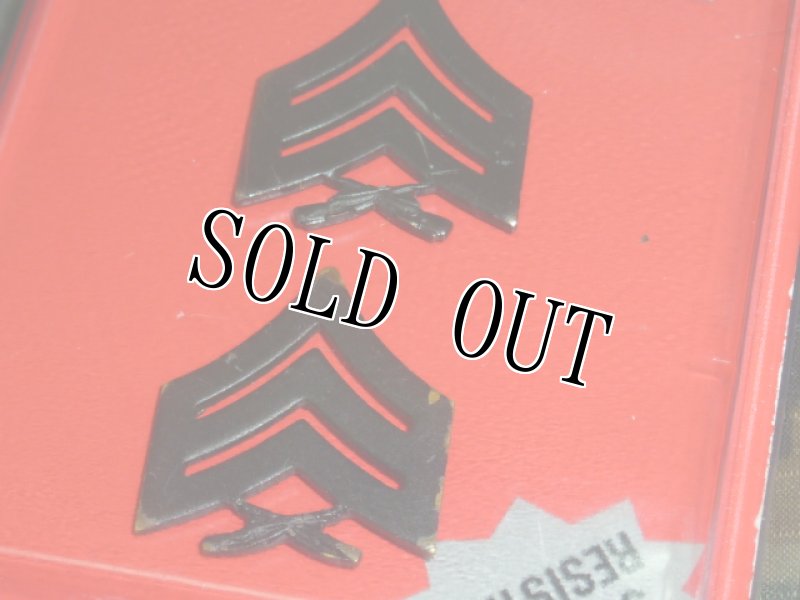 画像2: 米軍放出品.サージャント Sergeant (Sgt)  1ペア (2)