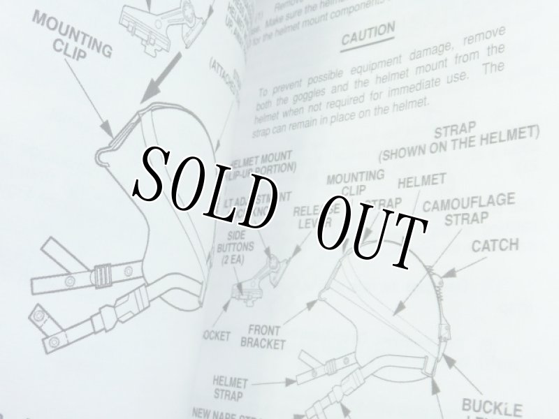 画像16: 米軍実物.ナイトビジョン.AN/PVS-7B OPERATORS MANUAL.マニュアル (16)