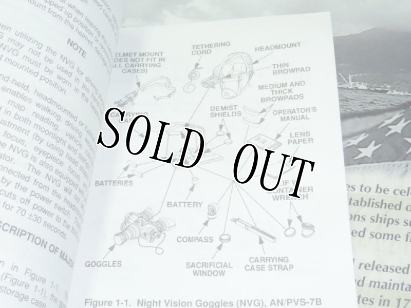 画像2: 米軍実物.ナイトビジョン.AN/PVS-7B OPERATORS MANUAL.マニュアル (2)