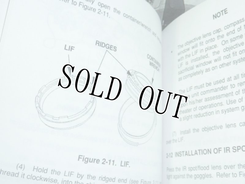 画像11: 米軍実物.ナイトビジョン.AN/PVS-7B OPERATORS MANUAL.マニュアル (11)