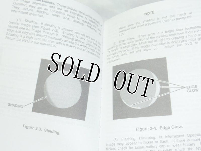 画像19: 米軍実物.ナイトビジョン.AN/PVS-7B OPERATORS MANUAL.マニュアル (19)