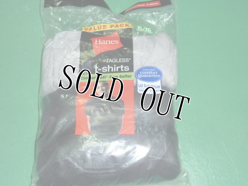 画像2: 米軍放出品,HANES T-シャツ 3枚セット XL  (2)