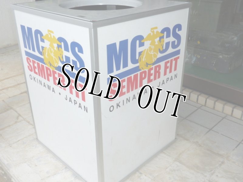 画像3: 米軍実物,　US　MARINE　　トラッシュ缶 (3)