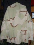 画像3: 米軍実物,デザート3C　迷彩ジャケット　L-L (3)