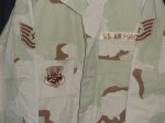 画像2: 米軍実物,デザート3C　迷彩ジャケット　L-L (2)