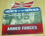 画像3: 米軍放出品 Budweiser サインボード (3)