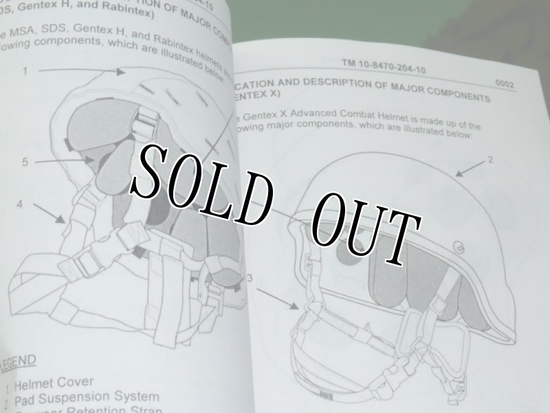 画像5: 米軍放出品,COMBAT HELMET　(ACH)　マニュアル (5)
