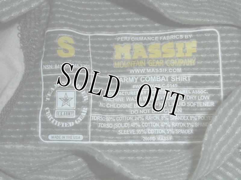 画像5: 米軍,MASSIF ACU コンバットシャツ S (5)