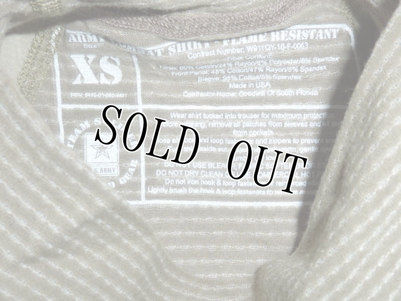 画像5: 米軍実物,MASSIF マルチカム コンバットシャツ XS (5)