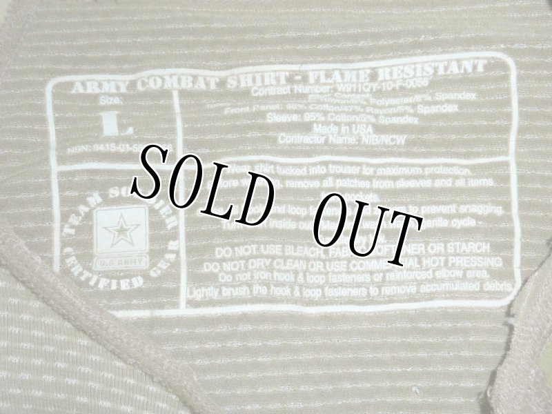 画像5: 米軍放出品,マルチカム コンバットシャツ COMBAT SHIRT L (5)