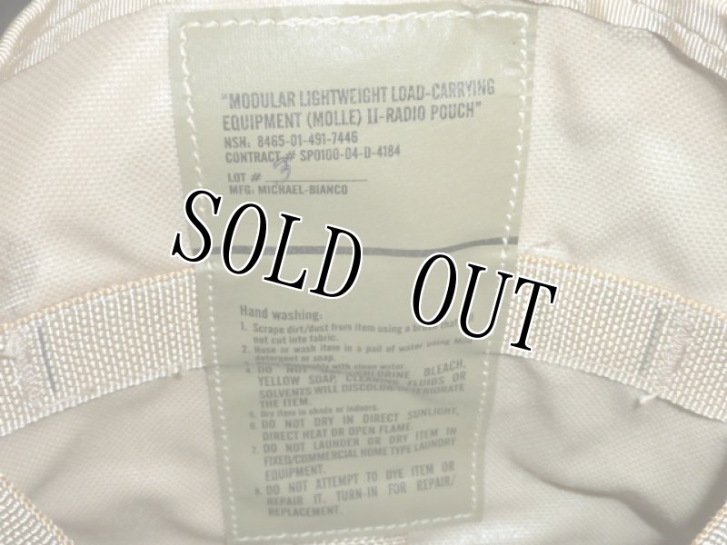 画像4: 米軍放出品,デザート3C RADIO POUCH  (4)