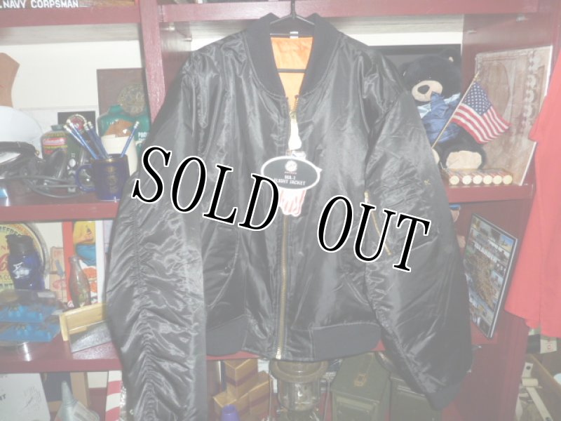 画像2: 米軍放出品,ロスコ ROTHCO MA-1 FLIGHT JACKET XL (2)