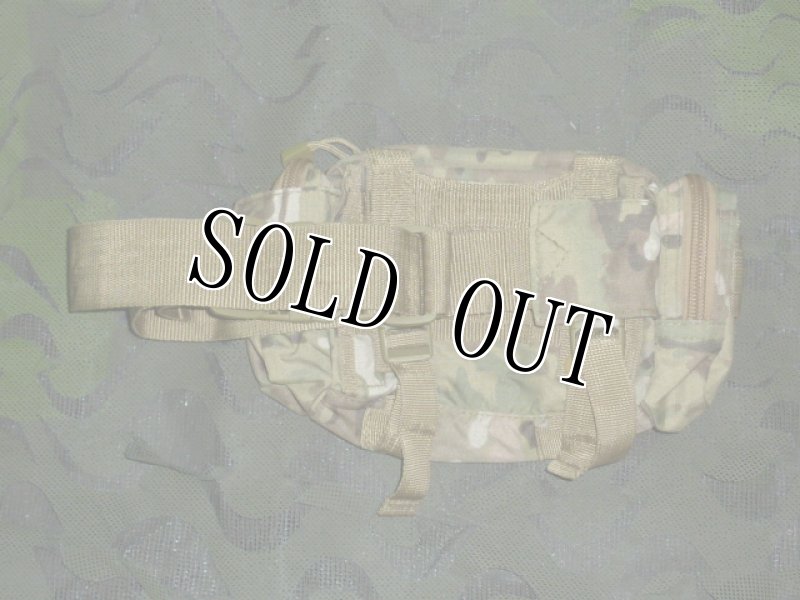 画像2: 米軍放出品,マルチカム　ウエストバッグ (2)