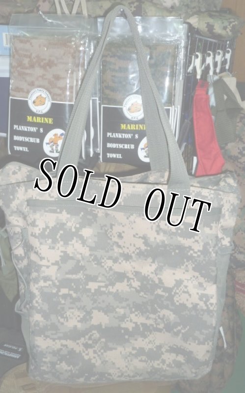 画像2: 米軍放出品,FLYING CIRCLE BAGS トートバッグ ACU (2)