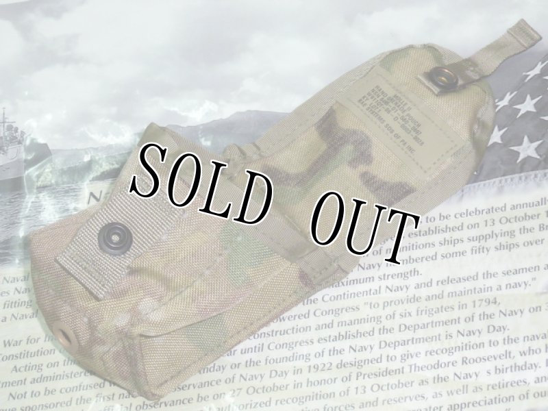 画像3: 米軍実物 マルチカム　ハンドグレネード ポーチ (3)