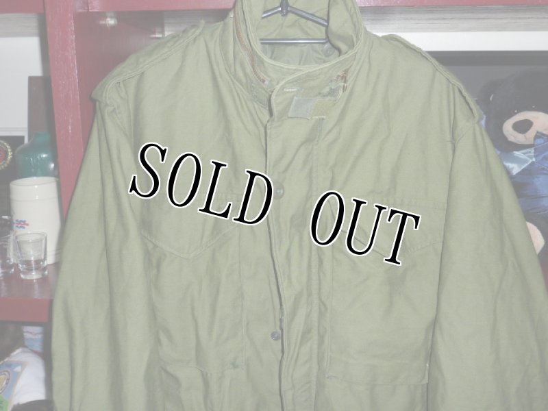 画像2: 米軍実物,M-65フィールドジャケット　OD　S-R (2)