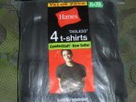 画像2: 米軍放出品,HANES　T－シャツ　4枚セット　XL　 (2)