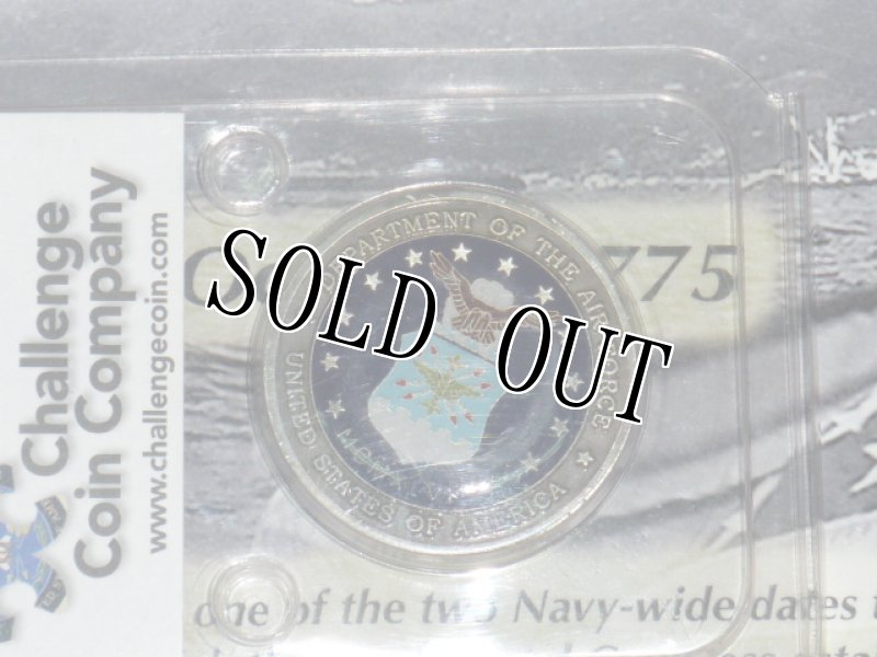 画像2: 米軍放出品.U.S.AIR FORCE チャレンジ コイン (2)