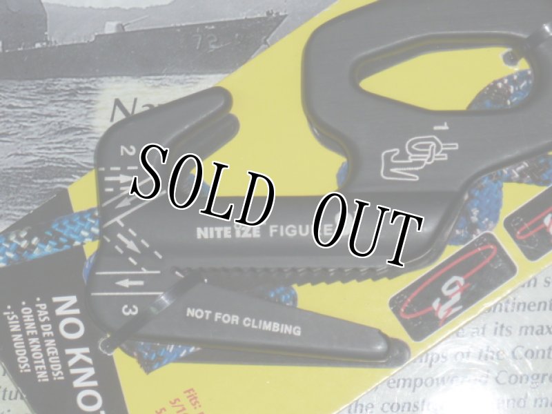 画像2: 米軍放出品 Nite Ize Figure 9 Rope Tightener Big Black (2)