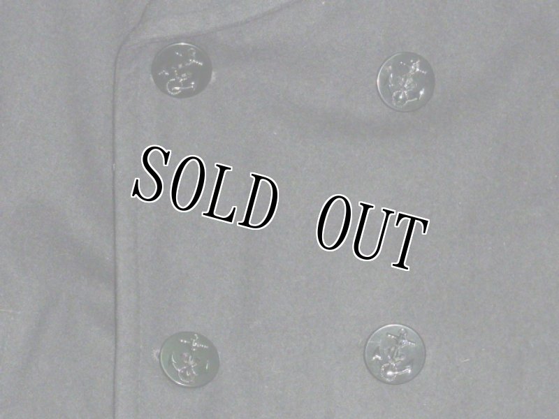 画像2: 米軍放出品,US NAVY　米海軍　Pコート　44L (2)