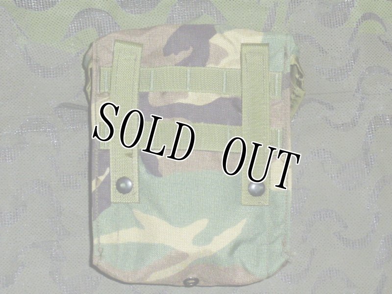 画像3: 米軍実物,　MOLLE 200連　ポーチ　ウッドラ ンド (3)