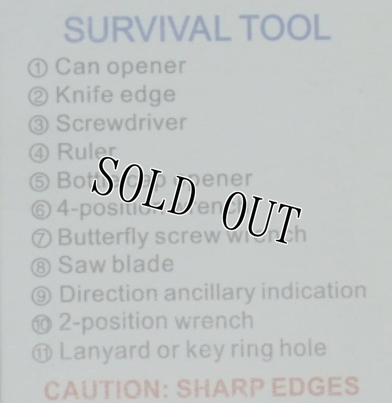 画像4: 米軍放出品　MULTIPURPOSE　POCKET　SURVIVAL　TOOL (4)