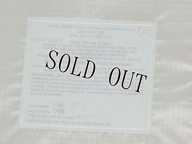 画像4: 米軍実物　サイドプレート　ACU ESBI CARRIER  (4)