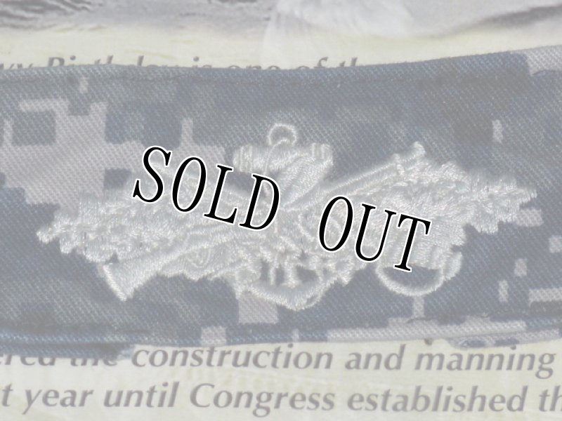 画像2: 米軍実物.U.S.NAVY SEABEE Combat Warfare Specialist Enlisted (2)