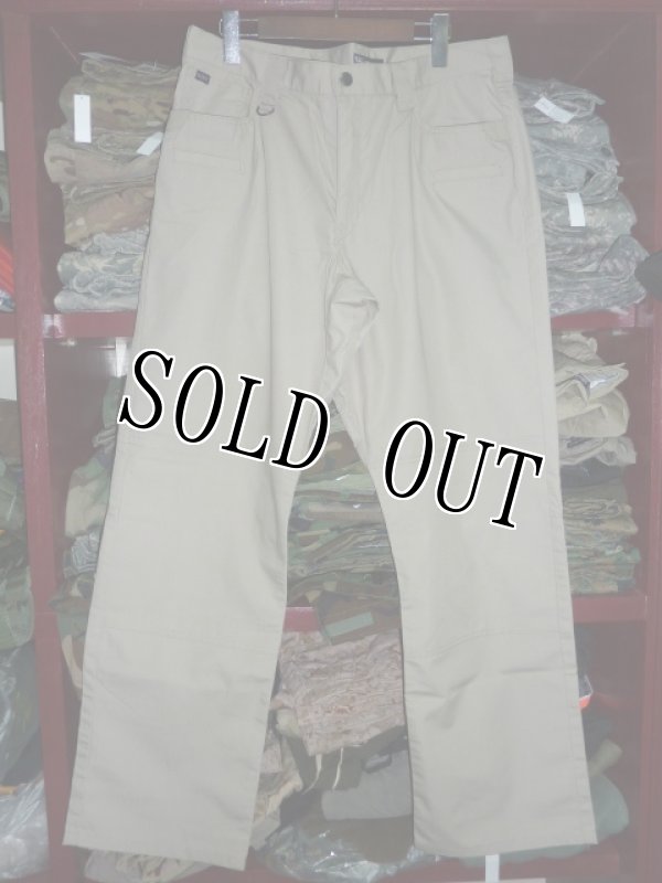 画像1: 米軍放出品,5、11　タクティカルパンツ　36　カーキ (1)