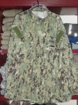 画像1: 米軍実物　US NAVY,　迷彩ジャケット　TYPEIII　L-L (1)