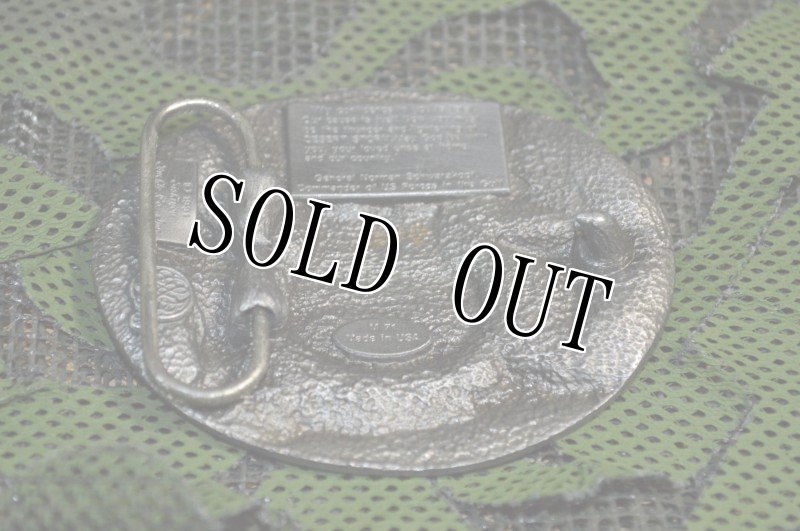 画像3: 米軍放出品　Operation Desert Storm　湾岸戦争　ベルトバックル (3)