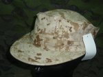 画像1: 米軍実物,US NAVY デザートマーパットCAP　LARGE (1)