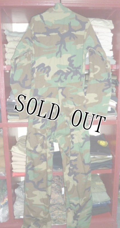 画像3: 米軍実物,迷彩　メカニックカバーオール　S (3)