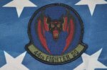 画像1: 米軍実物　 44th Fighter Squadron　フライトジャケット (1)